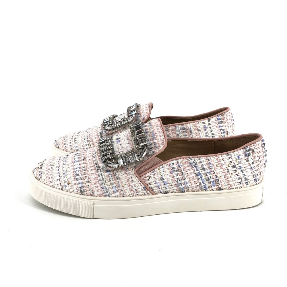 Karl Lagerfeld Ermine Boucle Embellished Sneakers - Picture 4 of 8